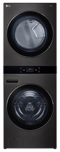 LG WashTower™ with 5 Cu. Ft. Washer and 7.4 Cu. Ft. Electric Dryer - WKEX300HBA  | Tour de lavage WashTowerMC de LG avec laveuse 5 pi³ et sécheuse électrique 7,4 pi³ - WKEX300HBA | WKEX300H