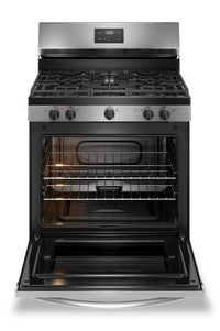 Frigidaire 5.1 Cu. Ft. Gas Range with Quick Boil Burner - FCRG3052BS | Cuisinière à gaz Frigidaire de 5,1 pi3 avec brûleur à ébullition rapide - FCRG3052BS | FCRG30SS