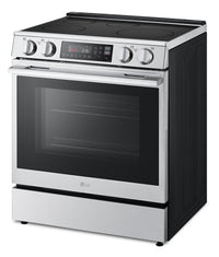 LG 6.3 Cu. Ft. Smart Induction Slide-In Range with Air Fry - LSIL6334XE | Cuisinière induction encastrée intelligente LG de 6,3 pi3 avec friture à air - LSIL6334XE