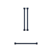 Thor Kitchen Handle and Knob Set for 30” Refrigerator in Gun Metal Blue - CKA-RF3017-BLU | Ensemble de poignées et de boutons Thor Kitchen bleu métallisé pour réfrigérateur de 30 po - CKA-RF3017-BLU  | RF30KBLU