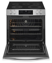 Frigidaire Gallery 5.3 Cu. Ft. Electric Range with Total Convection – Stainless Steel - GCFE305CBF | Cuisinière électrique Frigidaire Gallery de 5,3 pi3 avec convection totale - acier inoxydable - GCFE305CBF