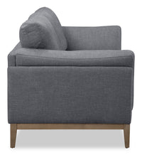Valley 83.5" Fabric Sofa with Rubberwood Base and Legs - Pewter | Sofa Valley de 83,5 po en tissu avec base et pattes en hévéa - étain