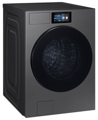 Samsung Bespoke 6.1 Cu. Ft. Front Load Washer with AI Fabric Sensing – Dark Steel - WF90F53ADSA5 | Laveuse Bespoke de Samsung  à chargement frontal de 6,1 pi3 avec détecteur de tissu par IA - acier foncé - WF90F53ADSA5