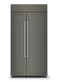 KitchenAid 25.5 Cu. Ft. Panel-Ready Built-In Side-by-Side Refrigerator - KBSN702MPA | Réfrigérateur encastré KitchenAid avec panneau personnalisable de 25,5 pi³ à compartiments juxtaposés - KBSN702MPA | KBSN702P