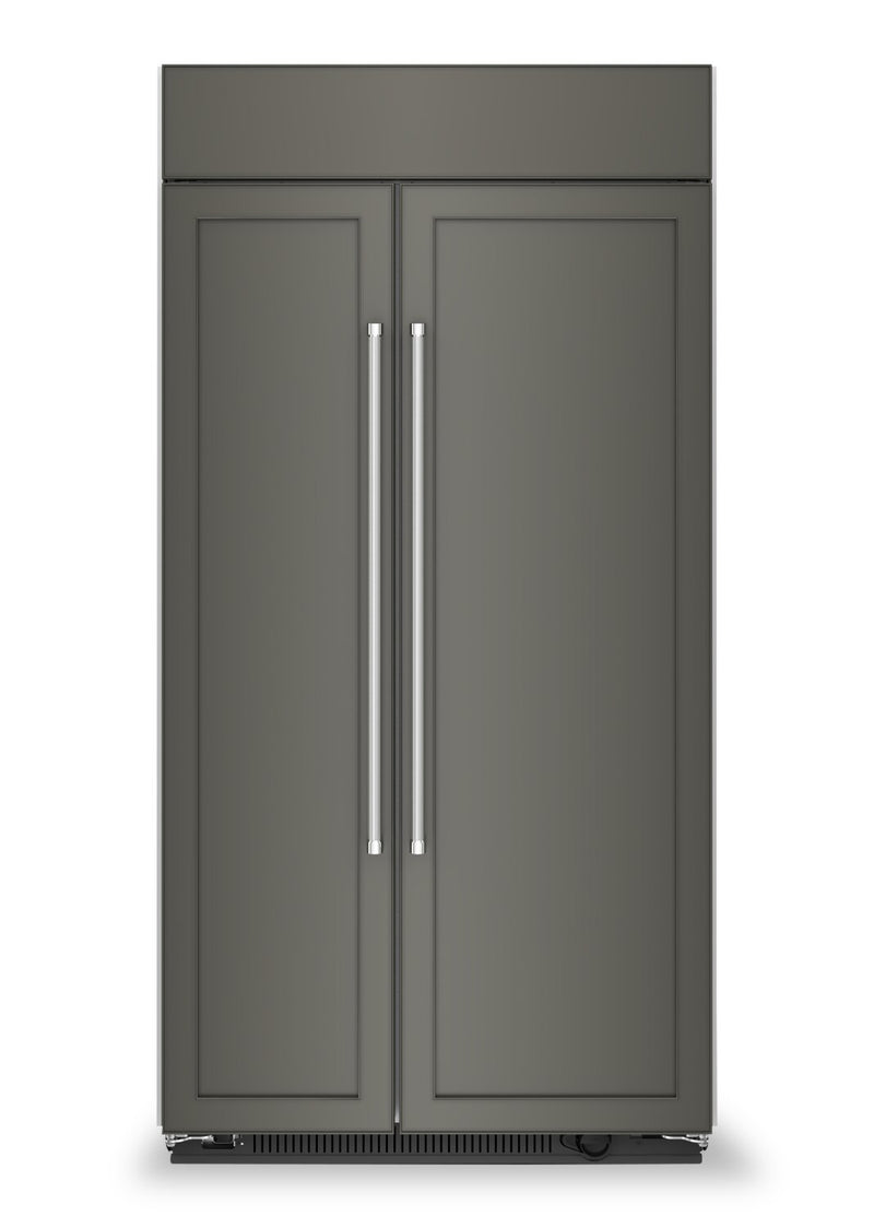 KitchenAid 25.5 Cu. Ft. Panel-Ready Built-In Side-by-Side Refrigerator - KBSN702MPA | Réfrigérateur encastré KitchenAid avec panneau personnalisable de 25,5 pi³ à compartiments juxtaposés - KBSN702MPA | KBSN702P