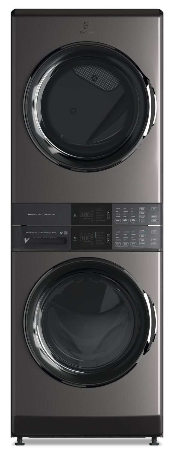 Electrolux Laundry Tower™ with 5.2 Cu. Ft. Washer and 8 Cu. Ft. Electric Dryer - ELTE760CAT  | Tour de buanderie Laundry TowerMC Electrolux avec laveuse 5,2 pi³ et sécheuse électrique 8 pi³ - ELTE760CAT  | ELTE760T
