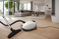 Miele Guard M1 Parquet XL Canister Vacuum with Bag – Brilliant White - 41VTE037CDN  | Aspirateur-traîneau Guard M1 Parquet XL de Miele avec sac - blanc brillant - 41VTE037CDN