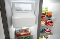 Maytag 36" 25 Cu. Ft. Side-by-Side Refrigerator - Black - MRSF4036PB | Réfrigérateur Maytag de 25 pi³ et de 36 po à compartiments juxtaposés - noir - MRSF4036PB | MRSF40PB
