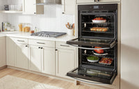 Whirlpool 10 Cu. Ft. Smart Double Wall Oven with Air Fry - WOED7030PV | Four mural double intelligent Whirlpool de 10 pi³ avec friture à air - WOED7030PV | WOED703V
