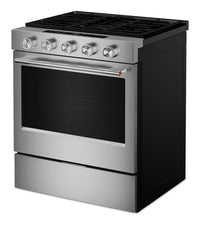 KitchenAid 30" 5.0 Cu. Ft. Slide-in Gas Range - Fingerprint Resistant Stainless Steel - KSGS530SPS | Cuisinière à gaz encastrée KitchenAid de 5,0 pi³ et de 30 po - acier inoxydable résistant aux traces de doigts - KSGS530SPS
