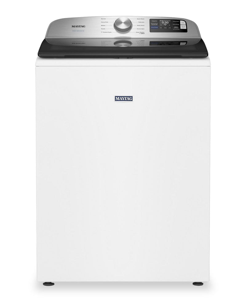 Maytag 6.0 Cu. Ft. Smart Top-Load Washer - White - MTW6205RW | Laveuse intelligente Maytag à chargement par le haut de 6,0 pi³ - blanche - MTW6205RW