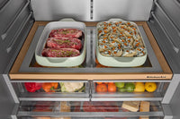 KitchenAid 30 Cu. Ft. French Door Refrigerator - PrintShield Stainless Steel - KRFF436SPS | Réfrigérateur KitchenAid de 30 pi³ à portes françaises - acier inoxydable avec fini PrintShieldMC - KRFF436SPS