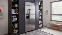 KitchenAid 20.8 Cu. Ft. Built-In Side-by-Side Refrigerator - KBSD706MPS | Réfrigérateur encastré KitchenAid de 20,8 pi³ à compartiments juxtaposés - KBSD706MPS | KBSD706S