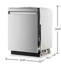 KitchenAid 24" 44 dBA Dishwasher with 360° Max Jets™ Third Rack – PrintShield Stainless - KDPS724SPS | Lave-vaisselle KitchenAid de 24 po et de 44 dBA et troisième panier 360° Max JetsMC - acier inoxydable avec fini PrintShieldMC - KDPS724SPS