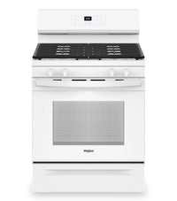 Whirlpool 30" 5.3 Cu. Ft. Gas Range with SpeedHeat™ Burner - WFGS3530RW | Cuisinière à gaz Whirlpool de 5,3 pi³ et de 30 po avec brûleur SpeedHeatMC - WFGS3530RW | WFGS353W