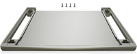 Bosch Laundry Stacking Kit with Pull-Out Shelf - Silver - WTZ2750XUC | Trousse de superposition Bosch pour la buanderie avec tablette coulissante - Argenté - WTZ2750XUC | WTZ2750X