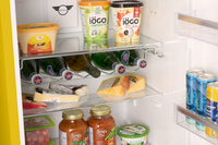 Unique Classic Retro 24" 11 Cu Ft. Top Freezer Refrigerator - Canary Yellow - UNQ-310L Y TM | Réfrigérateur Classic Rétro d’Unique de 24 po et de 11 pi3 à congélateur supérieur - jaune canari - UNQ-310L Y TM
