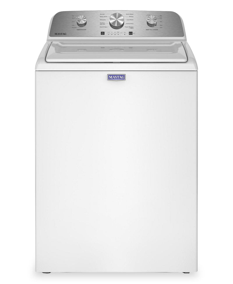 Maytag 4.8 Cu. Ft. Top Load Washer – White - MTW4205SW | Laveuse Maytag à chargement par le haut de 4,8 pi3 - blanche - MTW4205SW