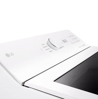 LG 5.8 Cu. Ft. Smart Top-Load Washer with EasyUnload™ and AI Sensing - Alpine White - WT8200CW | Laveuse intelligente LG à chargement par le haut de 5,8 pi3 avec EasyUnload et détection IA - blanc alpin - WT8200CW | WT8200CW