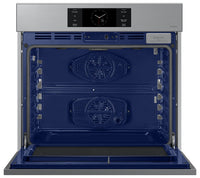 Samsung 5.1 Cu. Ft. 7 Series Single Wall Oven with AI Camera - NV51CG700SSRAA | Four mural simple Samsung de 5,1 pi³ à hublot de série 7 avec caméra IA - NV51CG700SSRAA | NV51C7SS