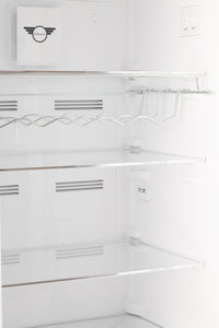 Unique Classic Retro 24" 11 Cu Ft. Top Freezer Refrigerator – Midnight Black - UNQ-310L B TM | Réfrigérateur Classic Rétro d’Unique de 24 po et de 11 pi3 à congélateur supérieur - noir minuit - UNQ-310L B TM