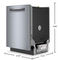 Bosch 500 Series 24” 46 dBA Built-In Dishwasher - Anti-Fingerprint Brushed Steel - SHP55DM5N  | Lave-vaisselle encastré Bosch de série 500 de 24 po de 46 dBA - acier brossé résistant aux traces de doigts - SHP55DM5N
