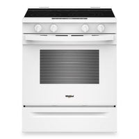 Whirlpool 30" 5.3 Cu. Ft. Electric Range with Air Cooking – White - YWSES5030SW | Cuisinière électrique Whirlpool de 5,3 pi³ et de 30 po avec cuisson à air - blanche - YWSES5030SW