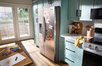 Whirlpool 36" 28.7 Cu. Ft. Side-by-Side Refrigerator - Fingerprint-Resistant Stainless - WRSF5536RZ | Réfrigérateur Whirlpool de 28,7 pi³ et de 36 po à compartiments juxtaposés - acier inoxydable résistant aux traces de doigts - WRSF5536RZ
