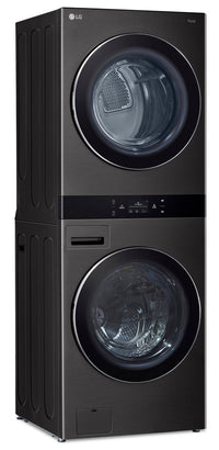LG WashTower™ with 5 Cu. Ft. Washer and 7.4 Cu. Ft. Electric Dryer - WKEX300HBA  | Tour de lavage WashTowerMC de LG avec laveuse 5 pi³ et sécheuse électrique 7,4 pi³ - WKEX300HBA | WKEX300H