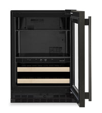 KitchenAid 24" Beverage Centre with Wood-Front Racks – Black Ore - KUBR524SBE | Refroidisseur à boissons KitchenAid de 24 po avec grilles à devant en bois - minerai noir - KUBR524SBE