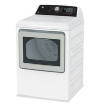 GE 5.3 Cu. Ft. Top Load Washer and 7.4 Cu. Ft. Gas Dryer - White | Laveuse à chargement par le haut de 5,3 pi3 et sécheuse à gaz de 7,4 pi3 de GE - blanches