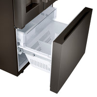 LG 33" 25 Cu. Ft. 3-Door French Door Refrigerator - PrintProof™ Stainless Steel - LF25H6330D | Réfrigérateur LG de 25 pi3 et de 33 po à 3 portes françaises - acier inoxydable PrintProofMC - LF25H6330D