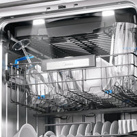 Midea 24" Top Control Dishwasher with 3-Stage Total Drying – Stainless Steel - MDT24P3CST | Lave-vaisselle Midea de 24 po avec commandes sur le dessus et séchage total en 3 étapes - acier inoxydable - MDT24P3CST