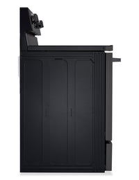 LG 6.3 Cu. Ft. Smart Electric Range with Air Fry - Black Stainless Steel - LREN6325ZE | Cuisinière intelligente électrique LG de 6,3 pi³ avec friture à air - acier inoxydable noir - LREN6325ZE