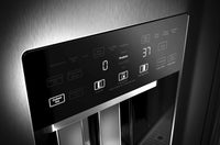 KitchenAid 25.1 Cu. Ft. Built-In Side-by-Side Refrigerator - KBSD702MSS | Réfrigérateur encastré KitchenAid de 25,1 pi³ à compartiments juxtaposés - KBSD702MSS | KBSD72SS