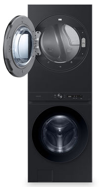Samsung Bespoke 500 Series AI Laundry Hub™ with Washer and Dryer - WH46DBH550EVAC | Tour de lavage Laundry HubMC IA Bespoke Samsung série 500 avec laveuse et sécheuse - WH46DBH550EVAC | WH46DBH5