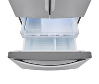 LG 36" 29 Cu. Ft. Smart French-Door Refrigerator - Stainless Steel - LRFCS29D6S | Réfrigérateur intelligent LG de 29 pi³ à portes françaises - LRFCS29D6S | LRFCSD6S