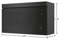 Whirlpool 1.1 Cu. Ft. Flush-Mount Over-the-Range Microwave - YWMMF5930PV | Four à micro-ondes à hotte intégrée Whirlpool de 1,1 pi³ à installation affleurée - YWMMF5930PV | YWMMF59V