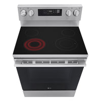 LG 30" 6.3 Cu Ft. Smart Electric Range with Probake Convection® and EasyClean® - LREN6321YE  | Cuisinière intelligente électrique LG de 6,3 pi³ et de 30 po avec convection ProBake ConvectionMD et EasyCleanMD - LREN6321YE