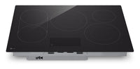 LG 30" 5-Element Electric Cooktop with UltraHeat™ 3.2kW Element - Black - CBEW3017BE | Surface de cuisson électrique LG de 30 po à 5 éléments avec élément UltraHeatMC de 3 200 W - noire - CBEW3017BE