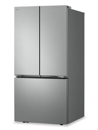 LG 33" 25 Cu. Ft. Smart French-Door Refrigerator with Ice Maker - Stainless Look - LF25S6200V  | Réfrigérateur intelligent LG de 33 po et de 25 pi³ à portes françaises avec machine à glaçons - fini d’apparence acier inoxydable - LF25S6200V  | LF25S62V