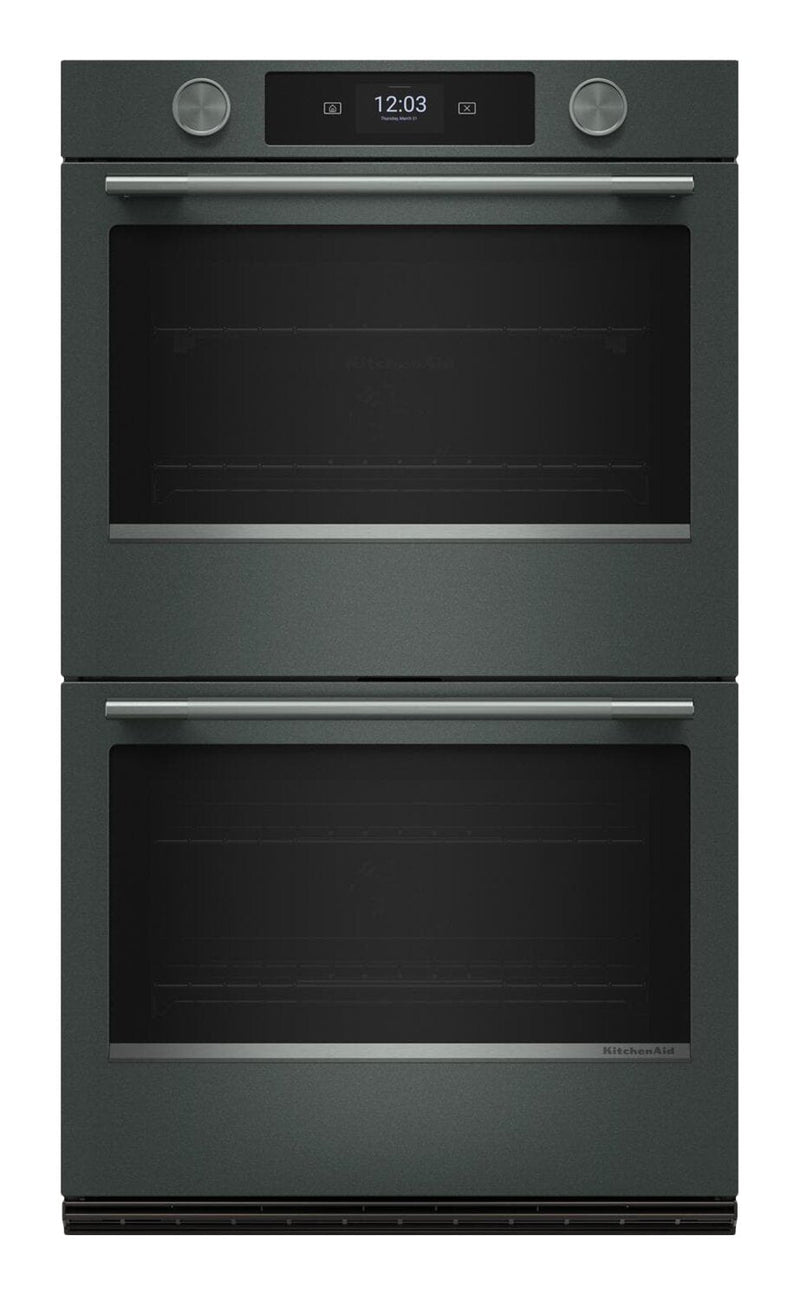 KitchenAid 30" Smart Electric Double Wall Oven - Juniper - KOED730SJP | Four mural double intelligent électrique KitchenAid de 30 po - genièvre - KOED730SJP