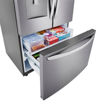 LG 29 Cu. Ft. French-Door Refrigerator with Water Dispenser - LRFWS2906V | Réfrigérateur LG de 29 pi³ à portes françaises avec distributeur d'eau - LRFWS2906V | LRFWS29V