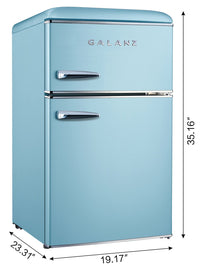 Galanz 3.1 Cu. Ft. Retro Mini Refrigerator - GLR31TBEER | Mini réfrigérateur Galanz rétro de 3,1 pi3 - GLR31TBEER | GLR31TBE