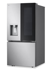 LG 33" 24.5 Cu. Ft Smart French Door Refrigerator with InstaView® - LF25S6560S | Réfrigérateur intelligent LG de 24,5 pi3 et de 33 po à portes françaises avec InstaViewMD - LF25S6560S