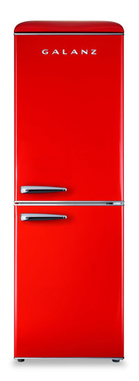 Galanz 7.4 Cu. Ft. Retro Bottom-Freezer Refrigerator - GLR74BRDR12 | Réfrigérateur Galanz rétro de 7,4 pi3 à congélateur inférieur - GLR74BRDR12 | GLR74BRD