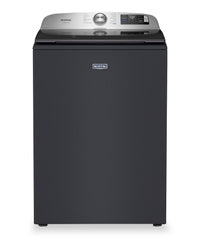 Maytag 6.0 Cu. Ft. Pet Pro Top-Load Washer and 7.4 Cu. Ft. Gas Dryer - Midnight Steel - MATL72GF  | Laveuse à chargement par le haut Animal Pet Pro de 6,0 pi3 et sécheuse à gaz de 7,4 pi3 de Maytag - acier minuit - MATL72GF  | MATL72GF