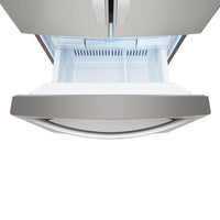 LG 30" 21.8 Cu. Ft. French Door Standard-Depth Refrigerator - Stainless Steel - LFCS22520S  | Réfrigérateur LG de 21,8 pi3 et de 30 po de profondeur standard à portes françaises - acier inoxydable - LFCS22520S