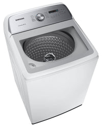 Samsung 5.7 Cu. Ft. Top-Load Washer with ActiveWave™ Agitator - WA49B5205AW/US | Laveuse Samsung à chargement par le haut de 5,7 pi³ avec agitateur ActiveWaveMC - WA49B5205AW/US | WA49B52W