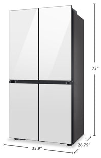 Samsung Bespoke Counter-Depth 4-Door Flex™ Refrigerator with Beverage Centre™ - RF23DB960012AA  | Réfrigérateur Bespoke de Samsung de 23 pi3 de profondeur comptoir à 4 portes Flex  - RF23DB960012AA  | RF23DB96